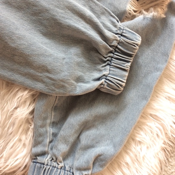 Kittenish Distressed Ansley Denim Joggers - Picture 11 of 12